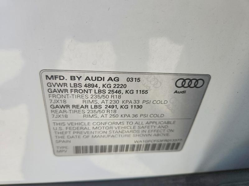 2015 Audi Q3 Prestige