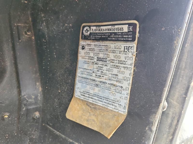 2022 Can-Am Maverick Sport Utility Vehicle