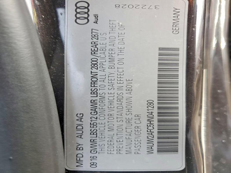 2017 Audi A7 Premium Plus