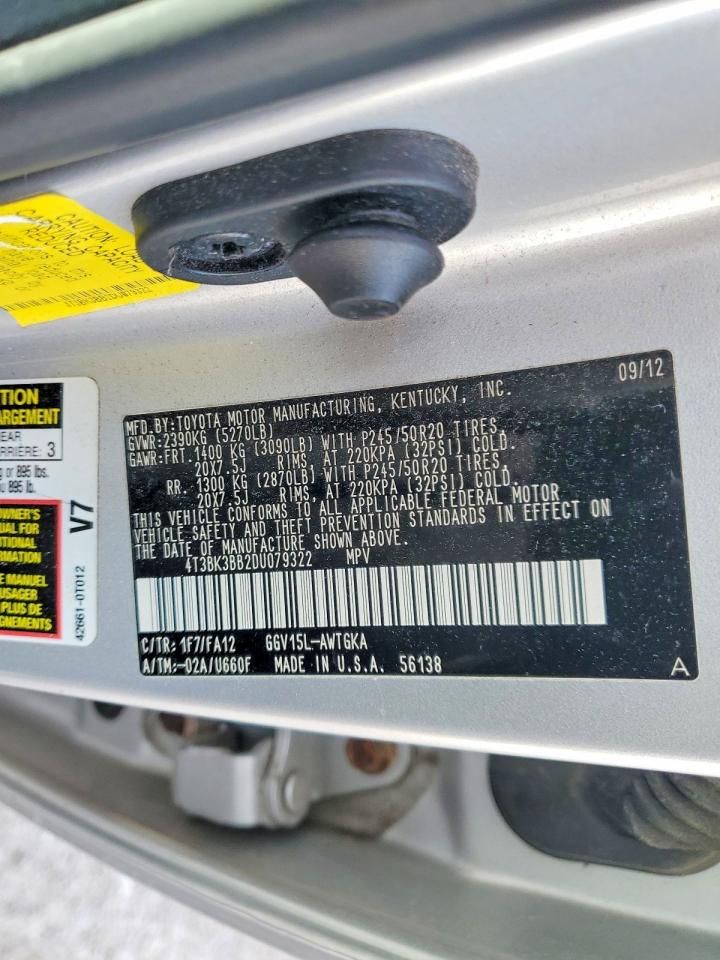 2013 Toyota Venza le