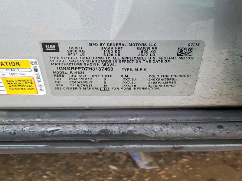 2017 Chevrolet Traverse ls