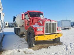 Salvage trucks for sale at Cedar Rapids, IA auction: 2007 Kenworth W900 Ready MIX Truck