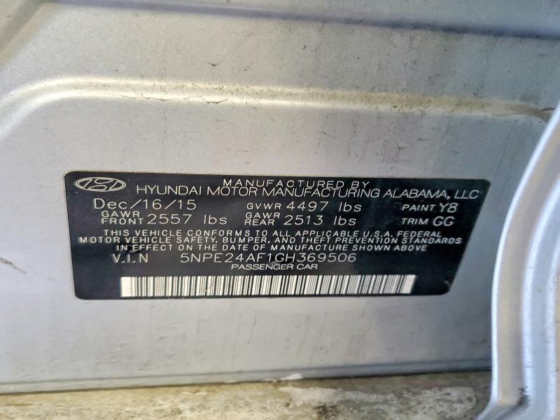 2016 Hyundai Sonata se