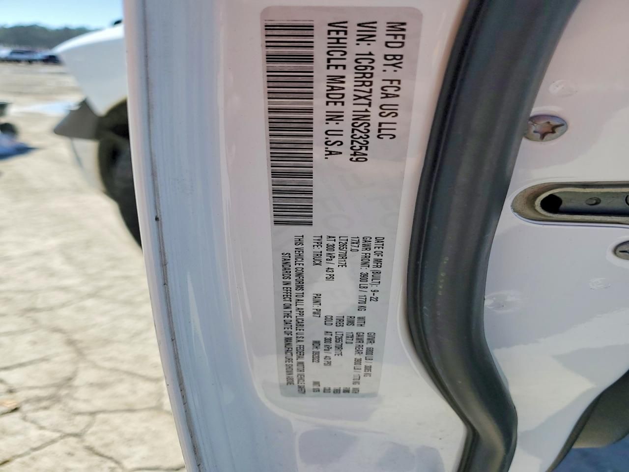 2022 Dodge Ram 1500 Classic ssv