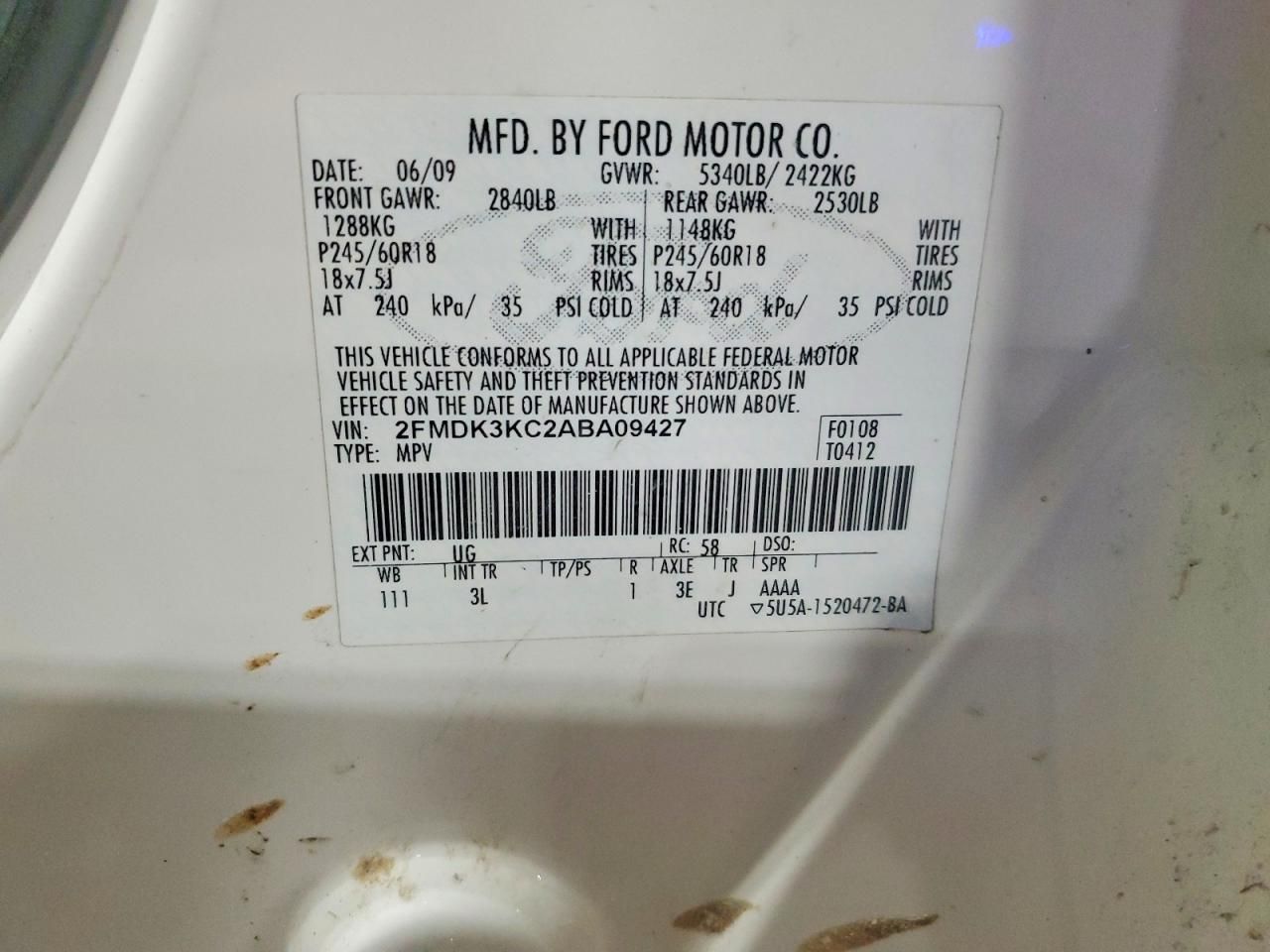 2010 Ford Edge Limited