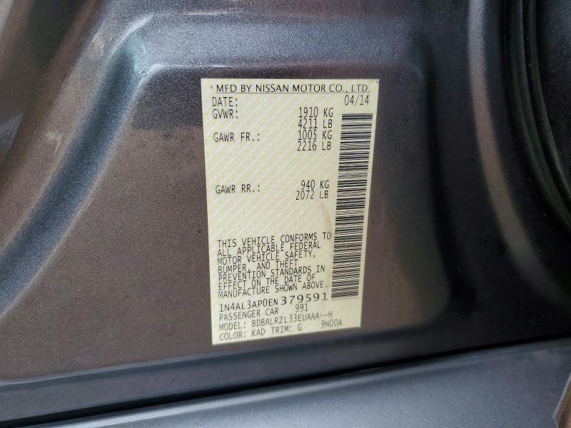 2014 Niss Altima 2.5 s