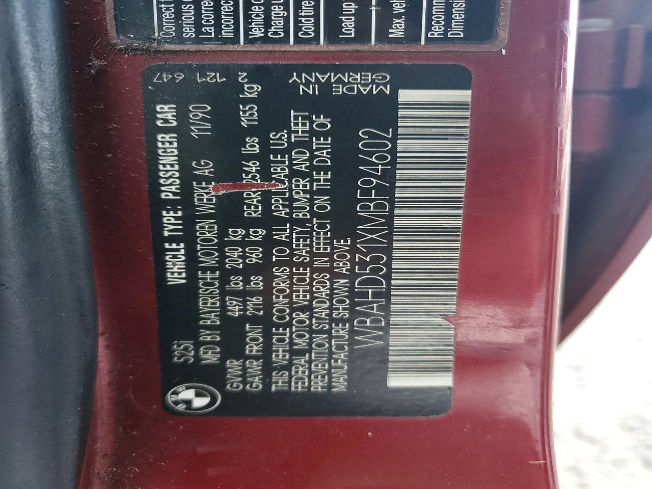 1991 BMW 525 i