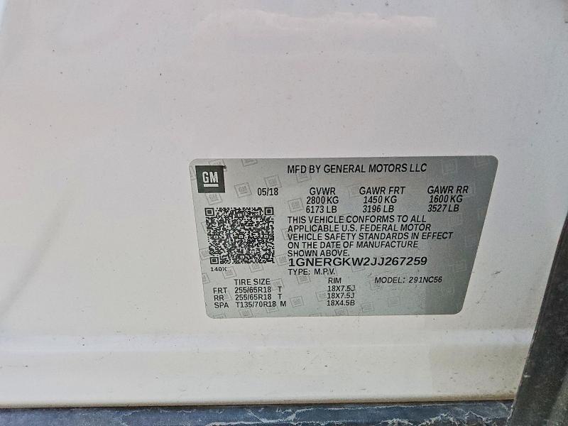 2018 Chevrolet Traverse lt