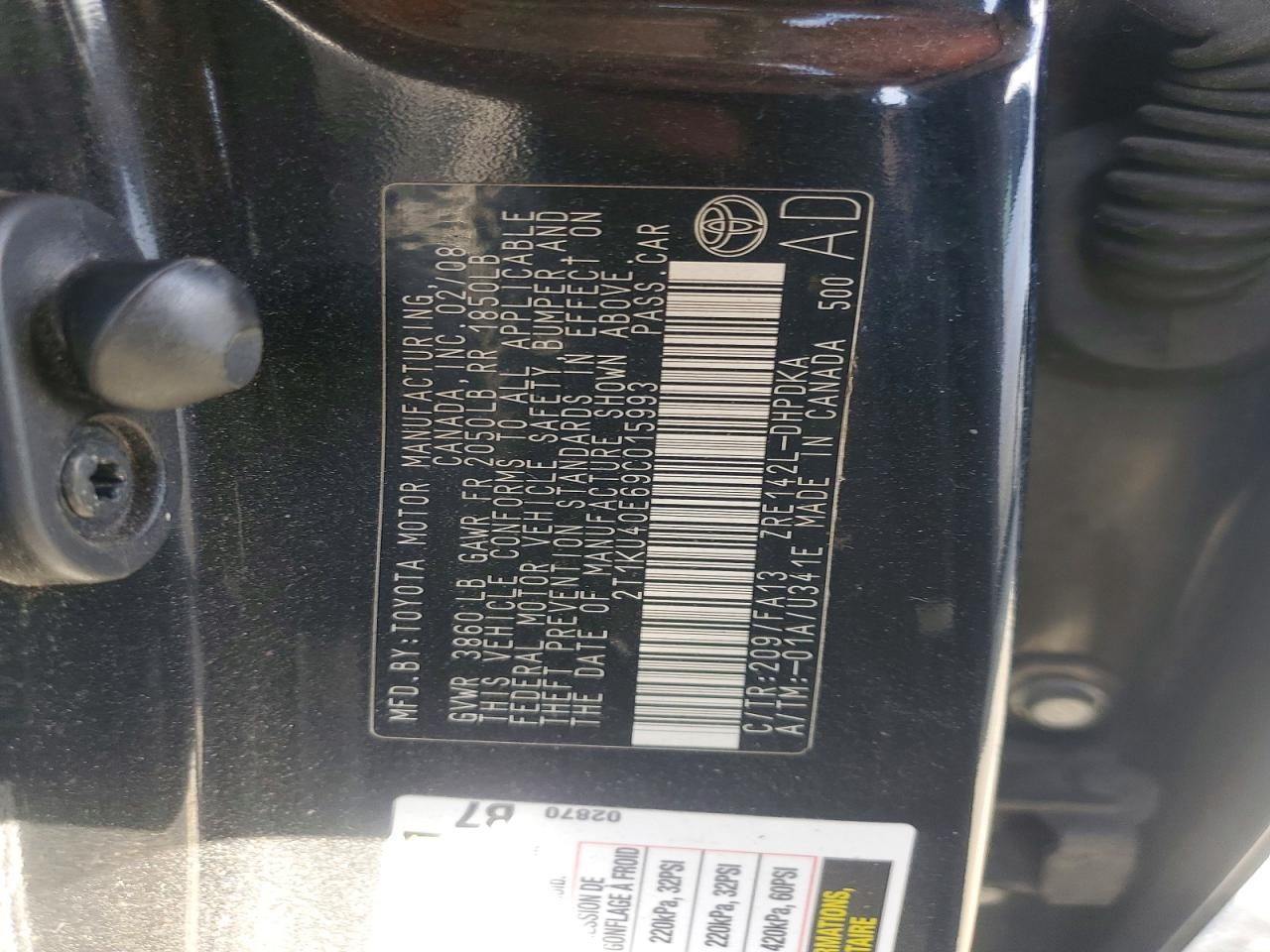 2009 Toyota Corolla Matrix