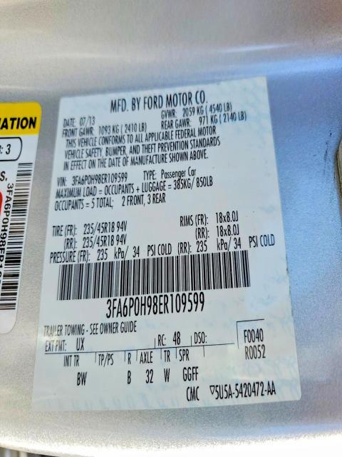 2014 Ford Fusion se