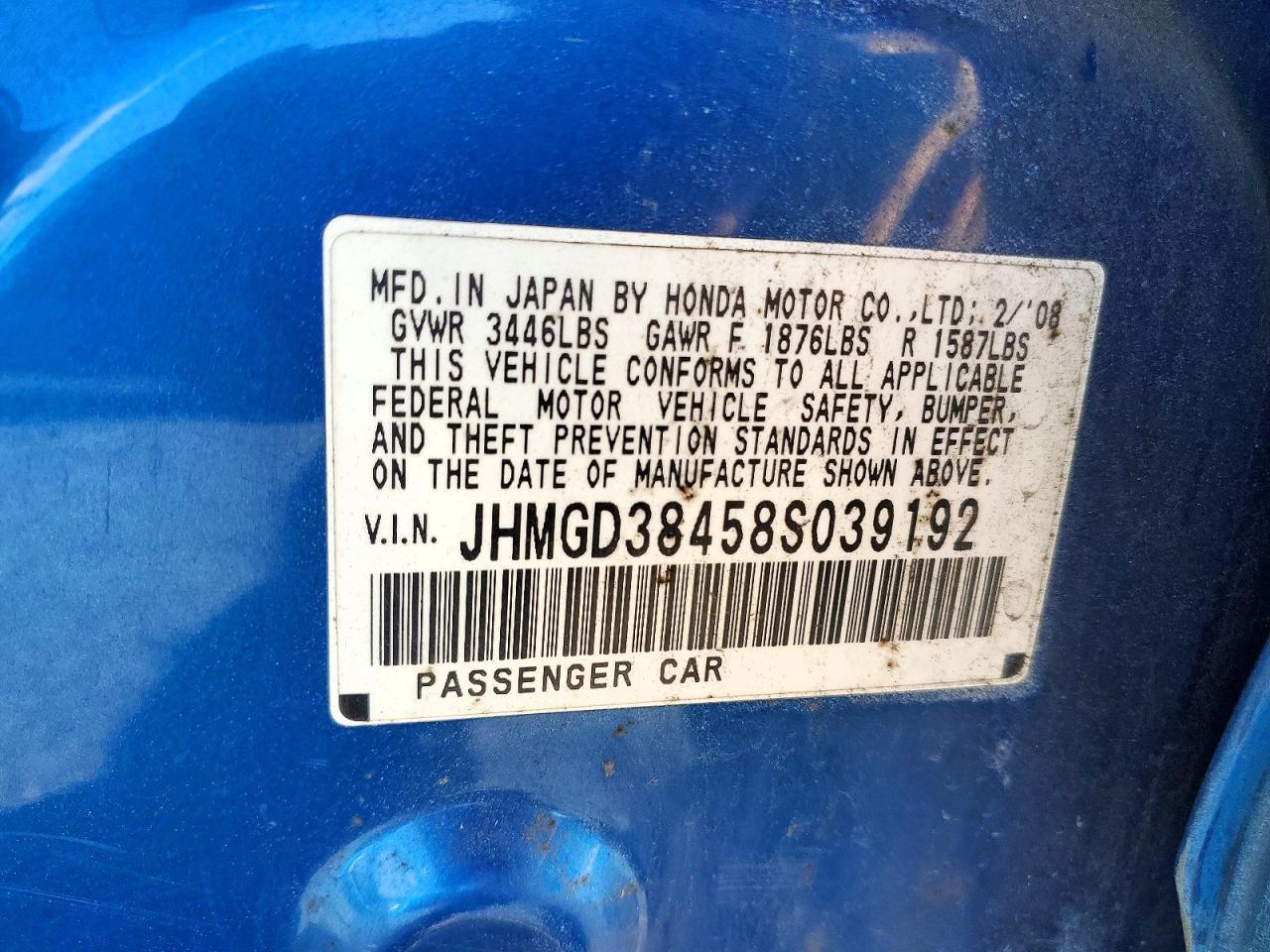 2008 Honda FIT