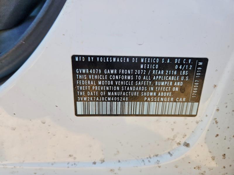 2012 Volkswagen Jetta Base
