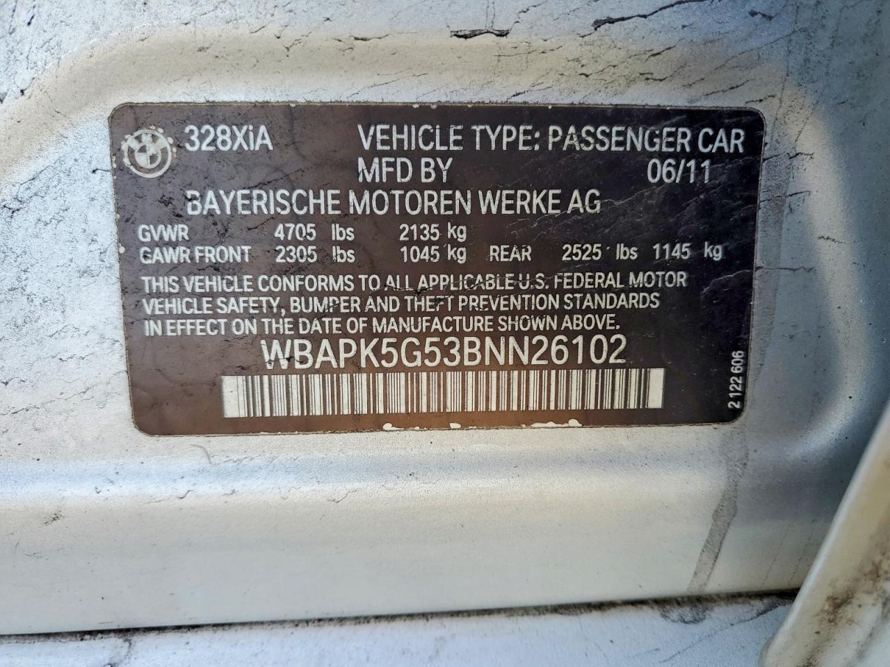 2011 BMW 328 xi Sulev