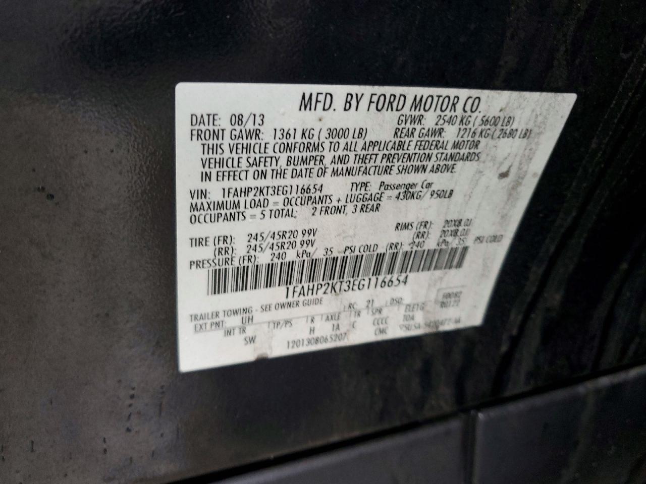 2014 Ford Taurus sho