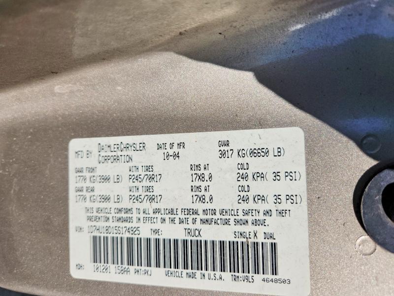 2005 Dodge Ram 1500 st