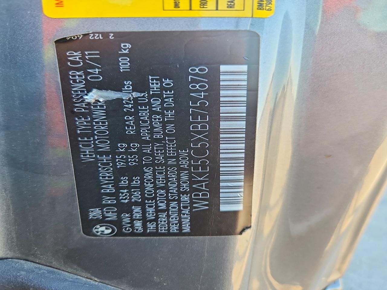 2011 BMW 328 i Sulev