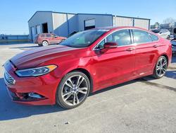 Ford salvage cars for sale: 2017 Ford Fusion Titanium