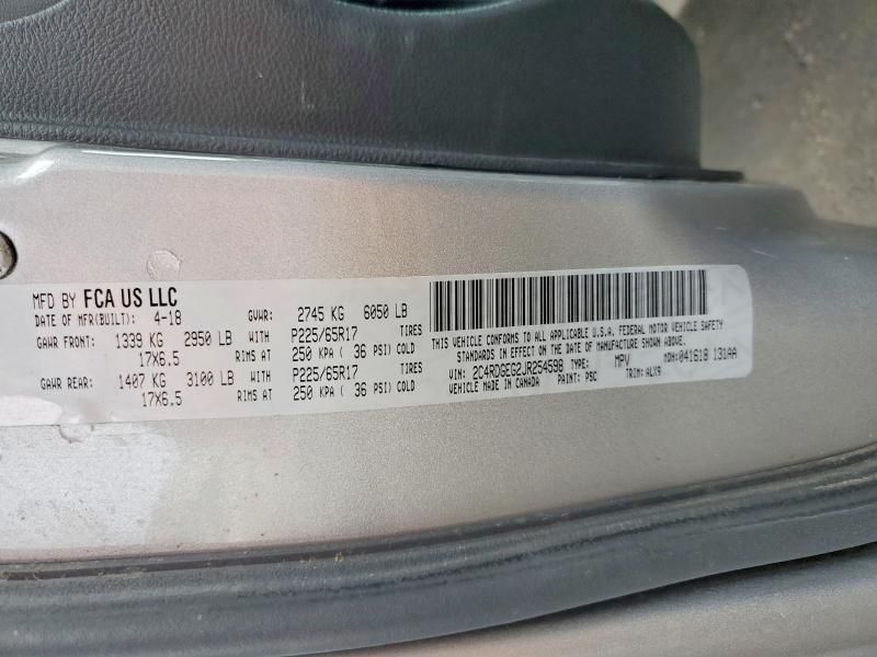 2018 Dodge Grand Caravan gt