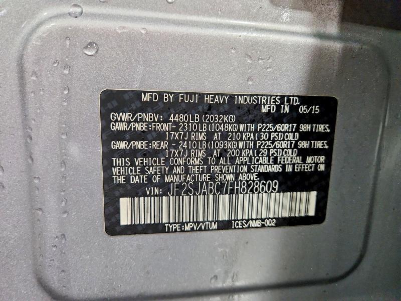 2015 Subaru Forester 2.5i