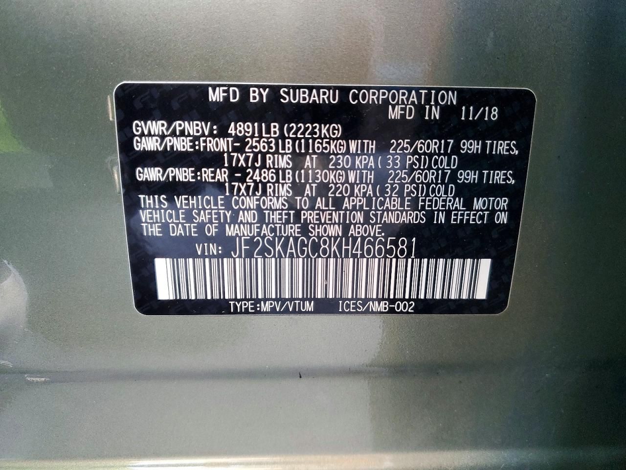 2019 Subaru Forester Premium