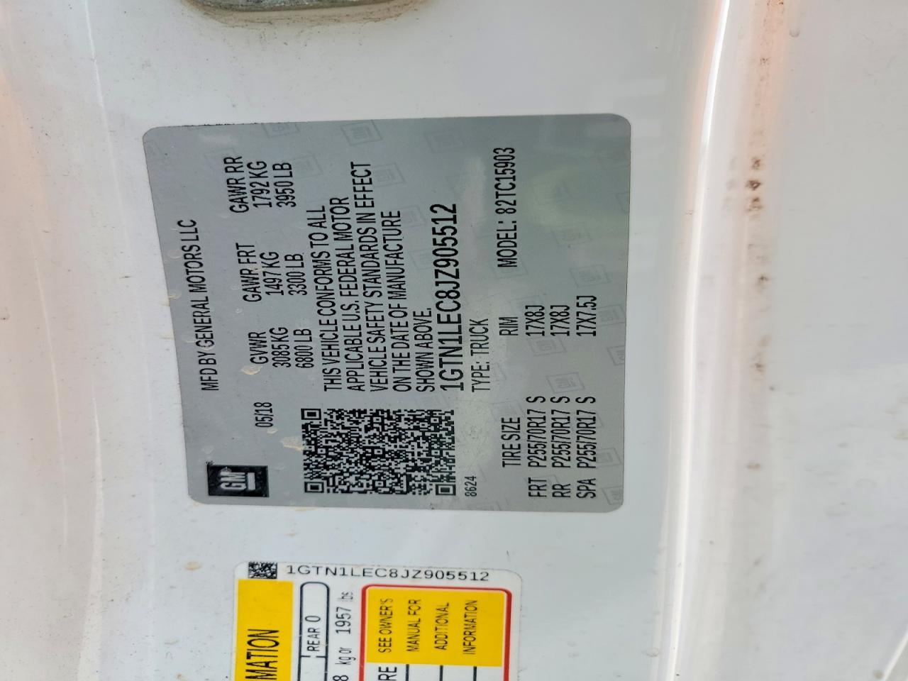 2018 GMC Sierra C1500