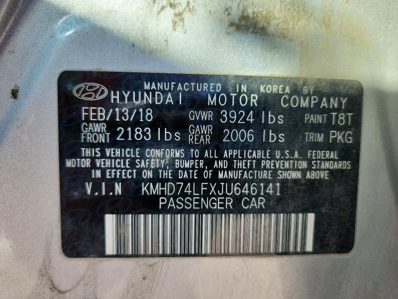 2018 Hyundai Elantra se