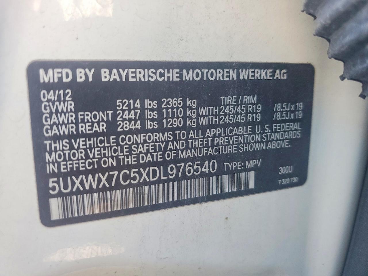 2013 BMW X3 Xdrive35i