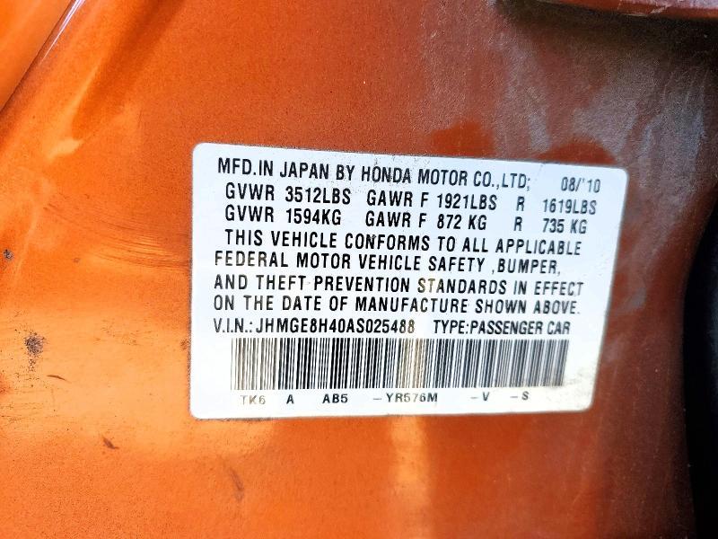 2010 Honda Fit Sport