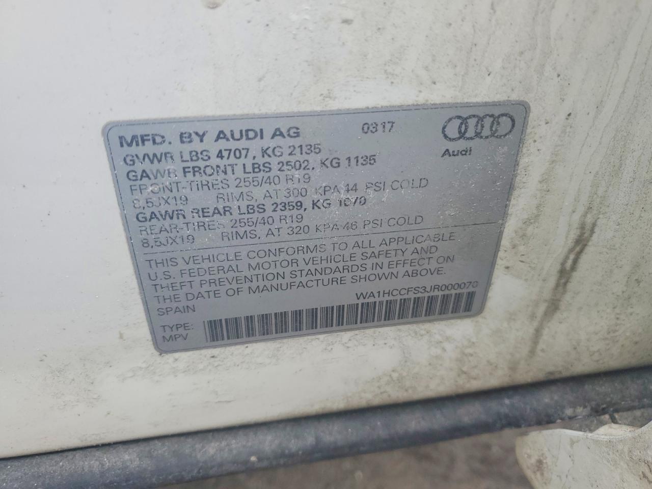 2018 Audi Q3 Premium Plus