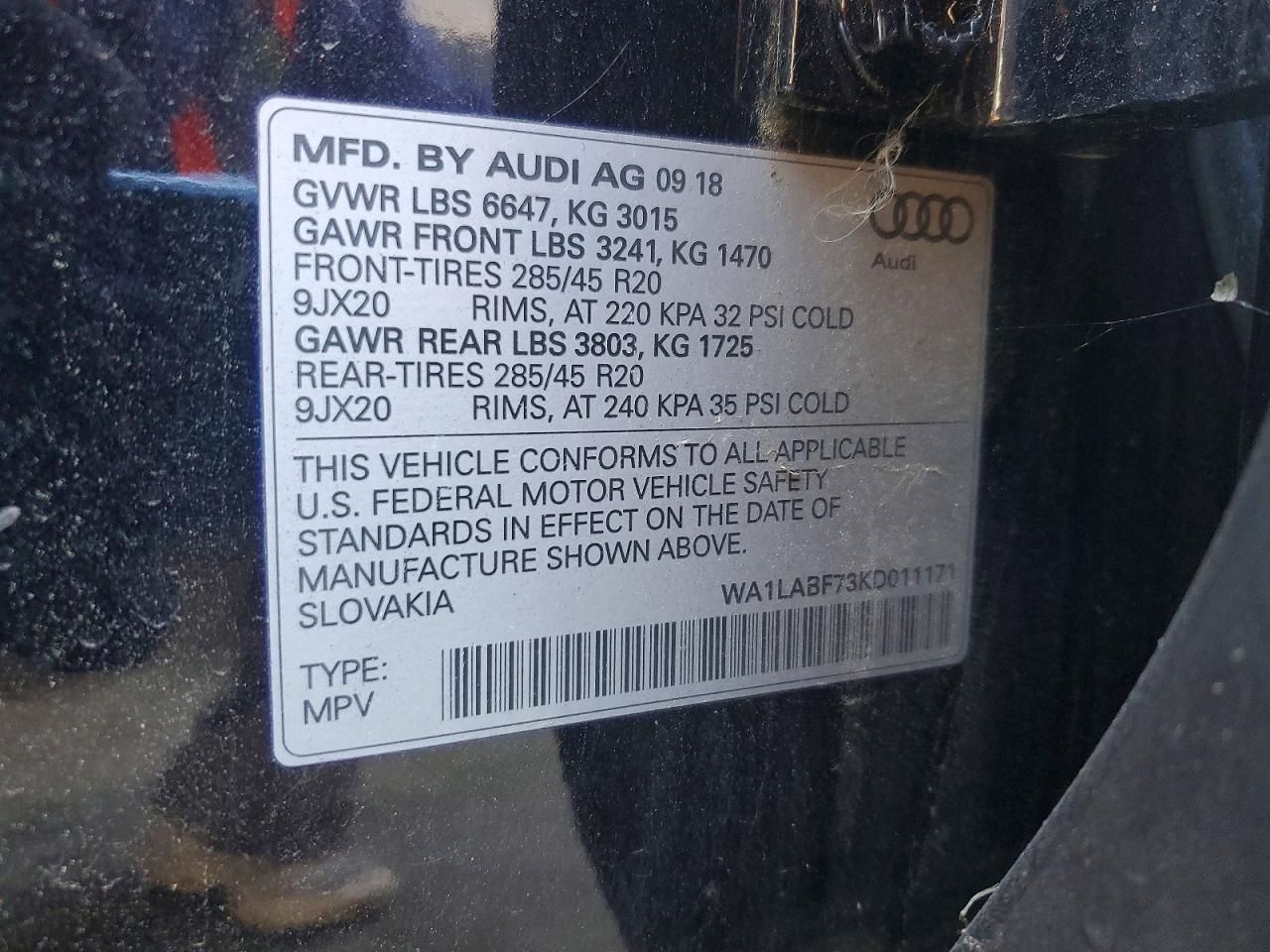 2019 Audi Q7 Premium Plus