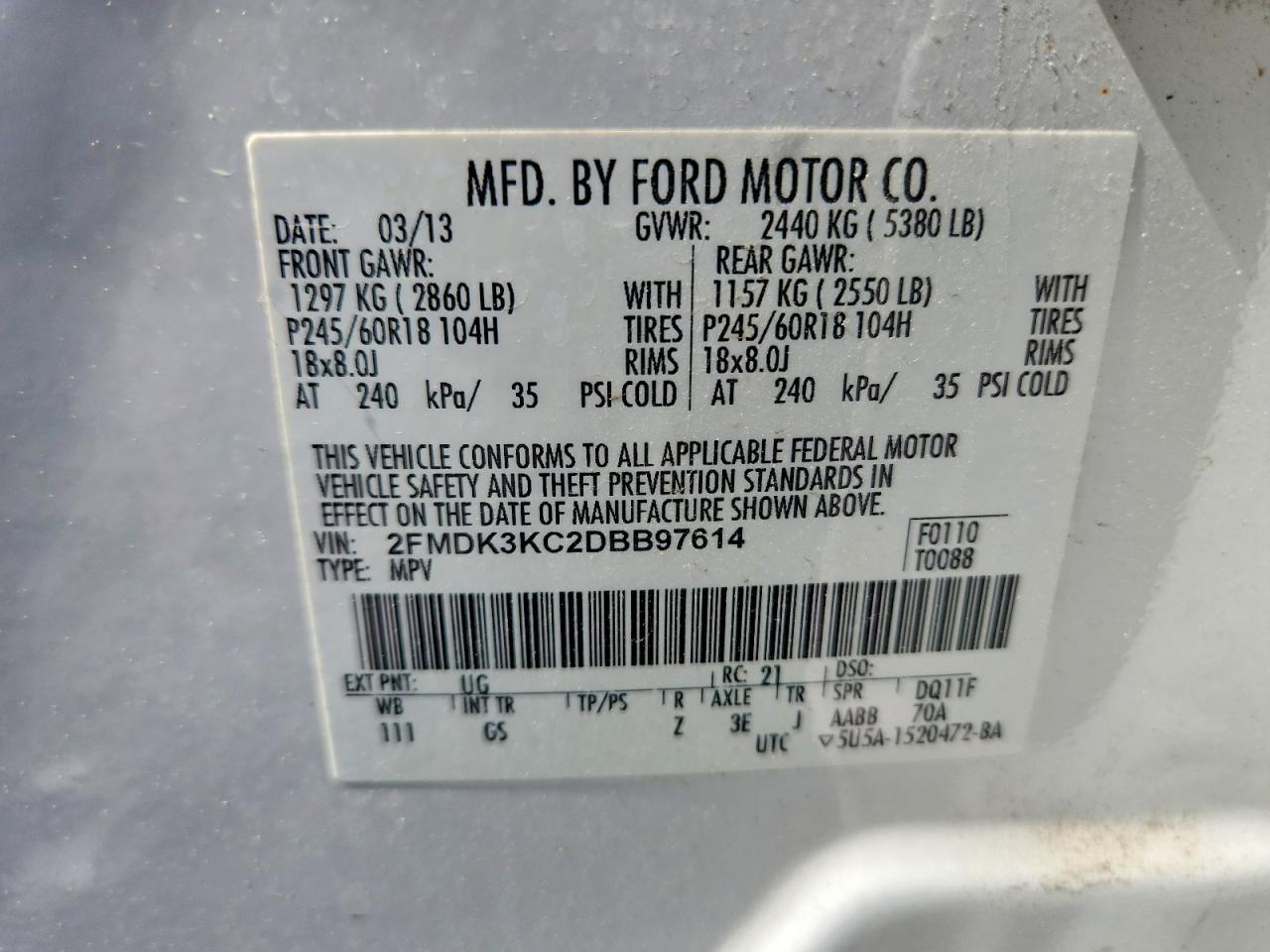 2013 Ford Edge Limited