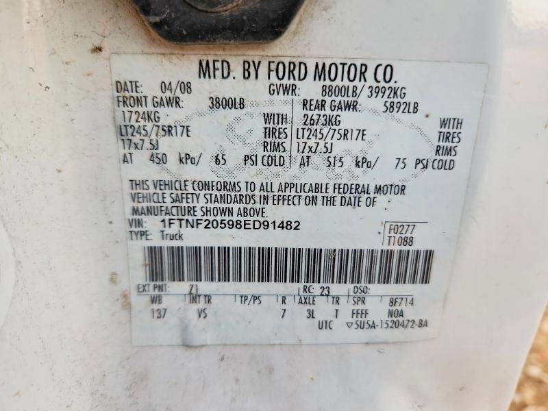 2008 Ford F250 Super Duty