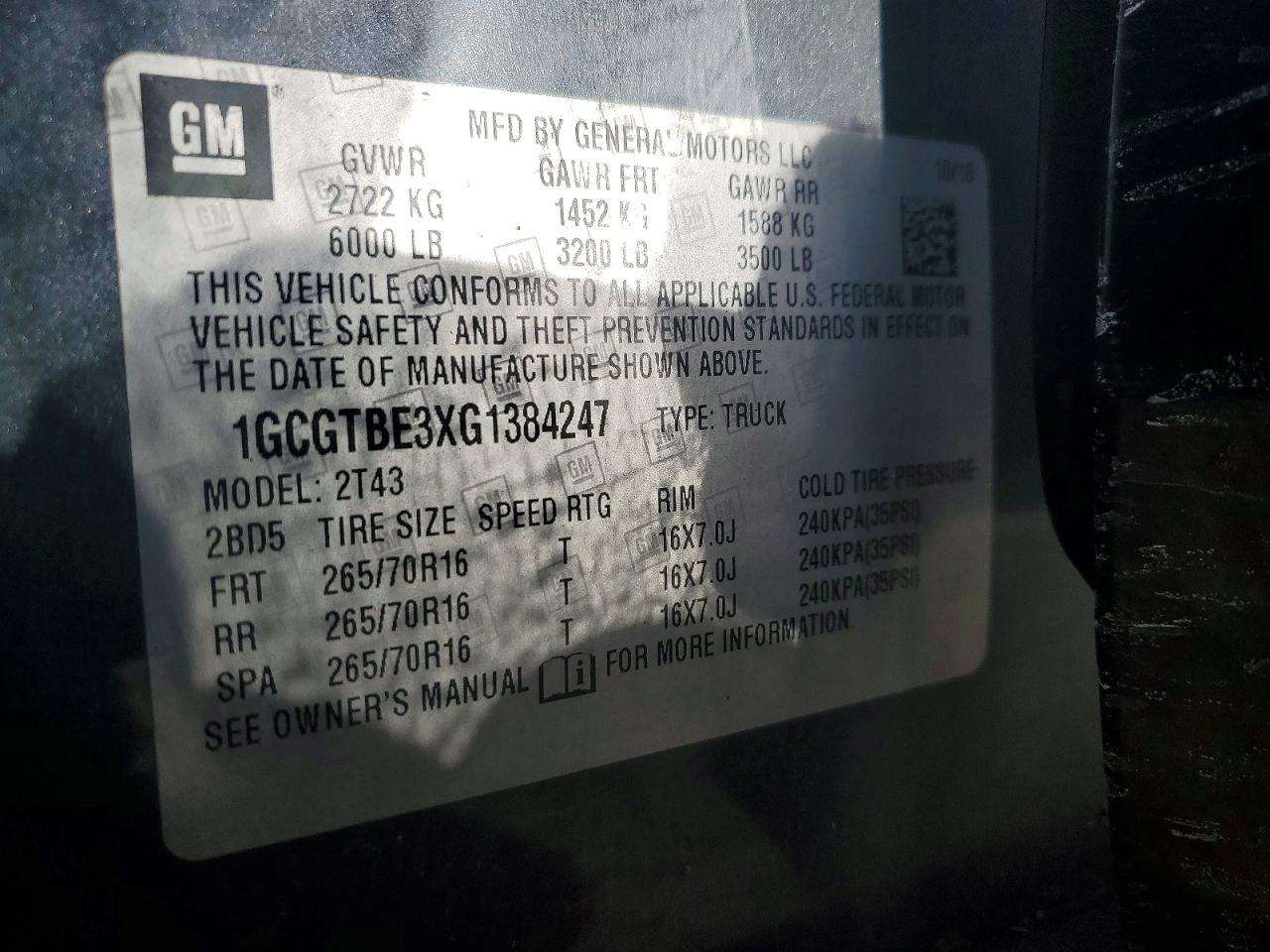 2016 Chevrolet Colorado