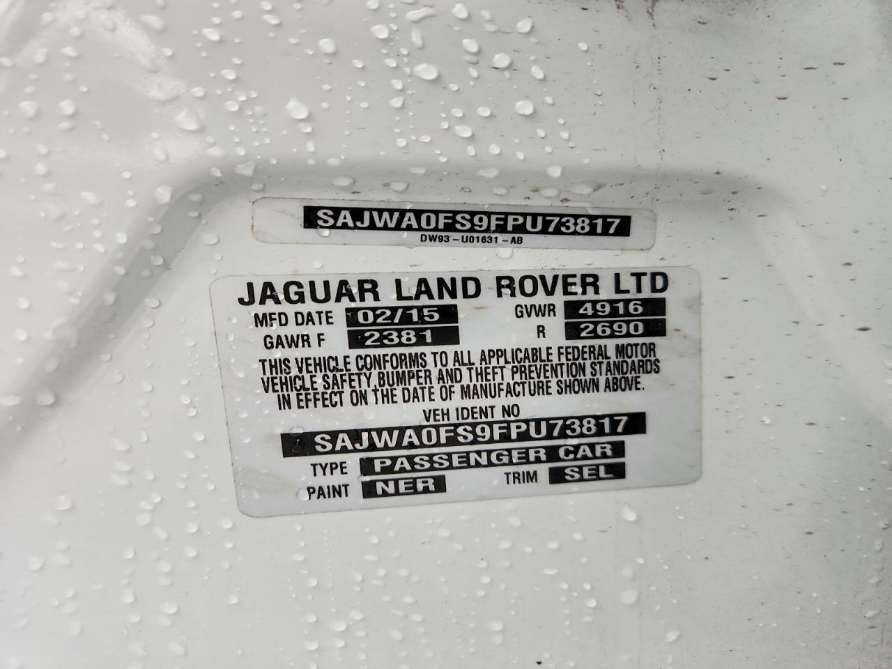 2015 Jaguar Xf 2.0t Premium