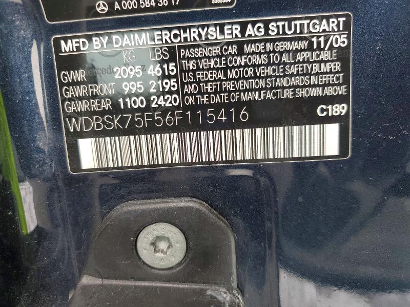 2006 Mercedes-Benz Sl 500