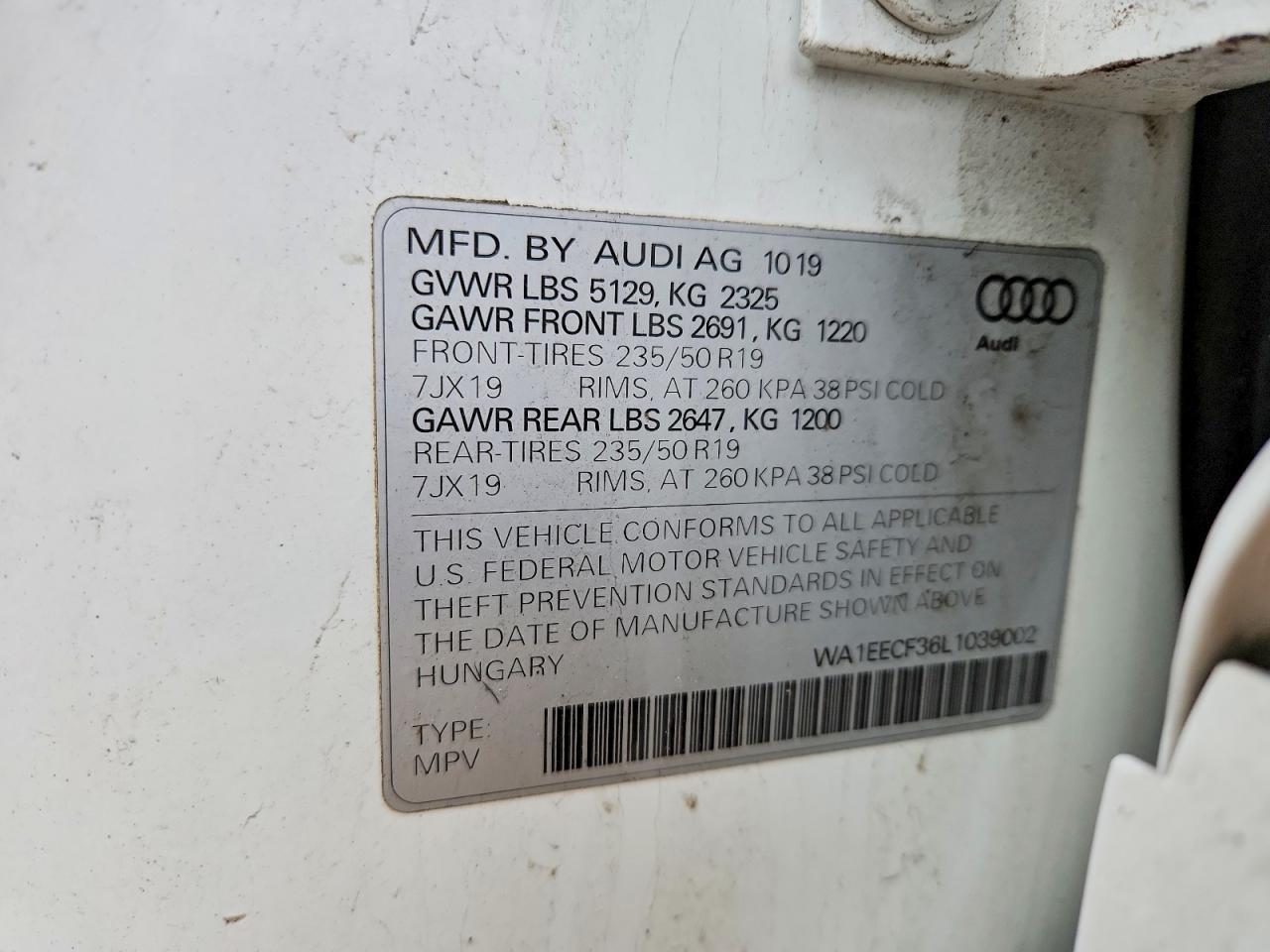 2020 Audi Q3 Premium Plus S-line