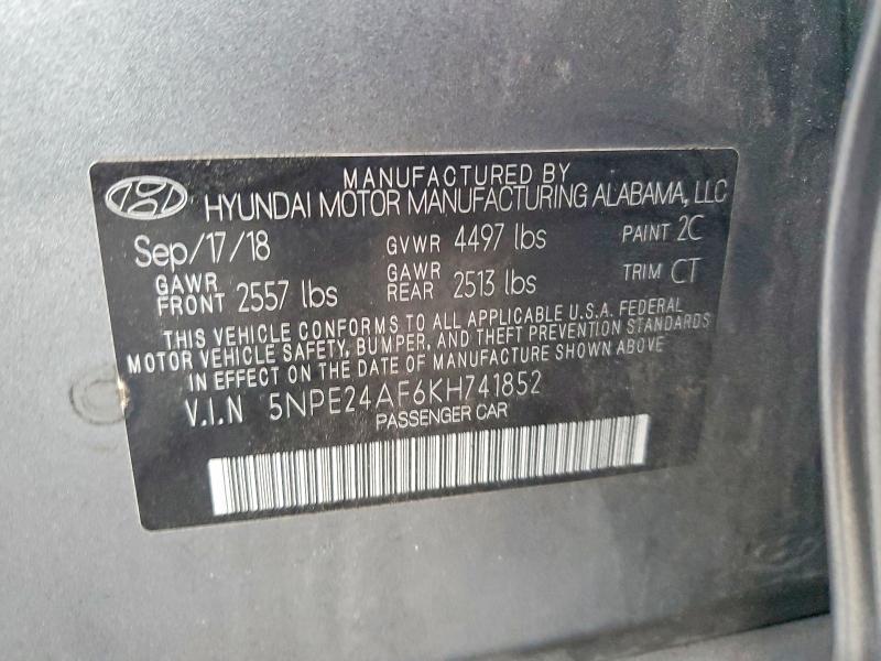 2019 Hyundai Sonata se
