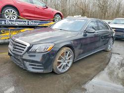 Mercedes-Benz S-class salvage cars for sale: 2019 Mercedes-Benz S 560