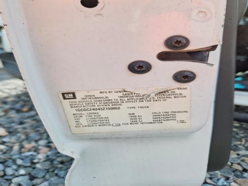 2003 Chevrolet Silverado Utility / Service Truck