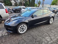 Tesla Model 3 salvage cars for sale: 2022 Tesla Model 3