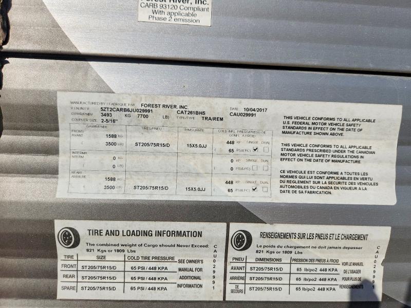 2018 Foresriver 2018 Forest River Catalina Camper