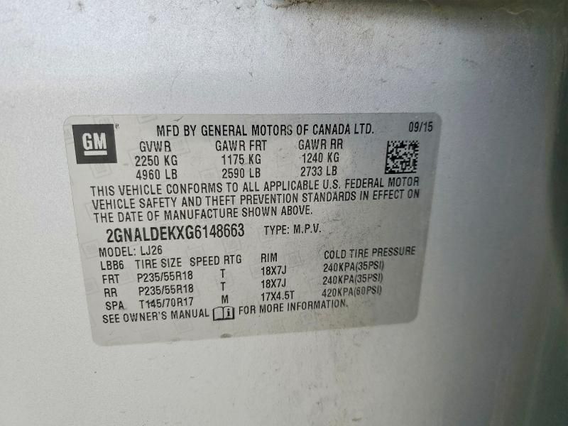 2016 Chevrolet Equinox ltz