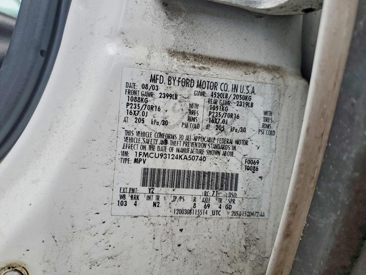 2004 Ford Escape xlt