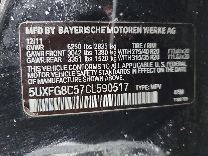 2012 BMW X6 Xdrive50i