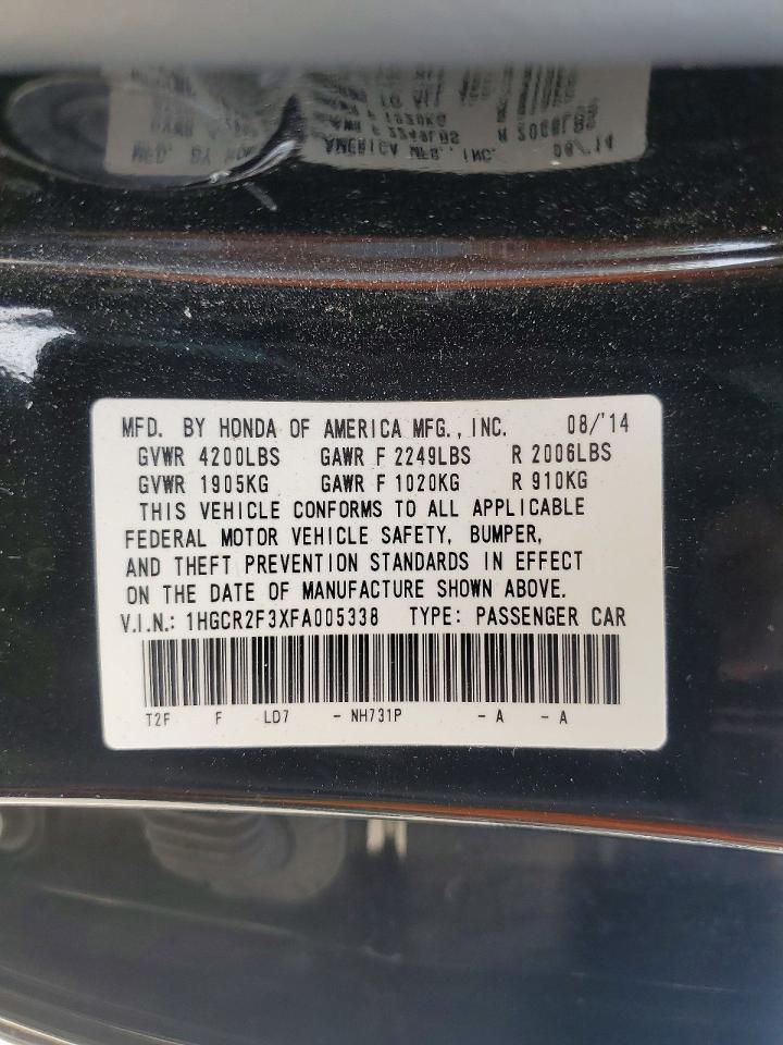2015 Honda Accord lx