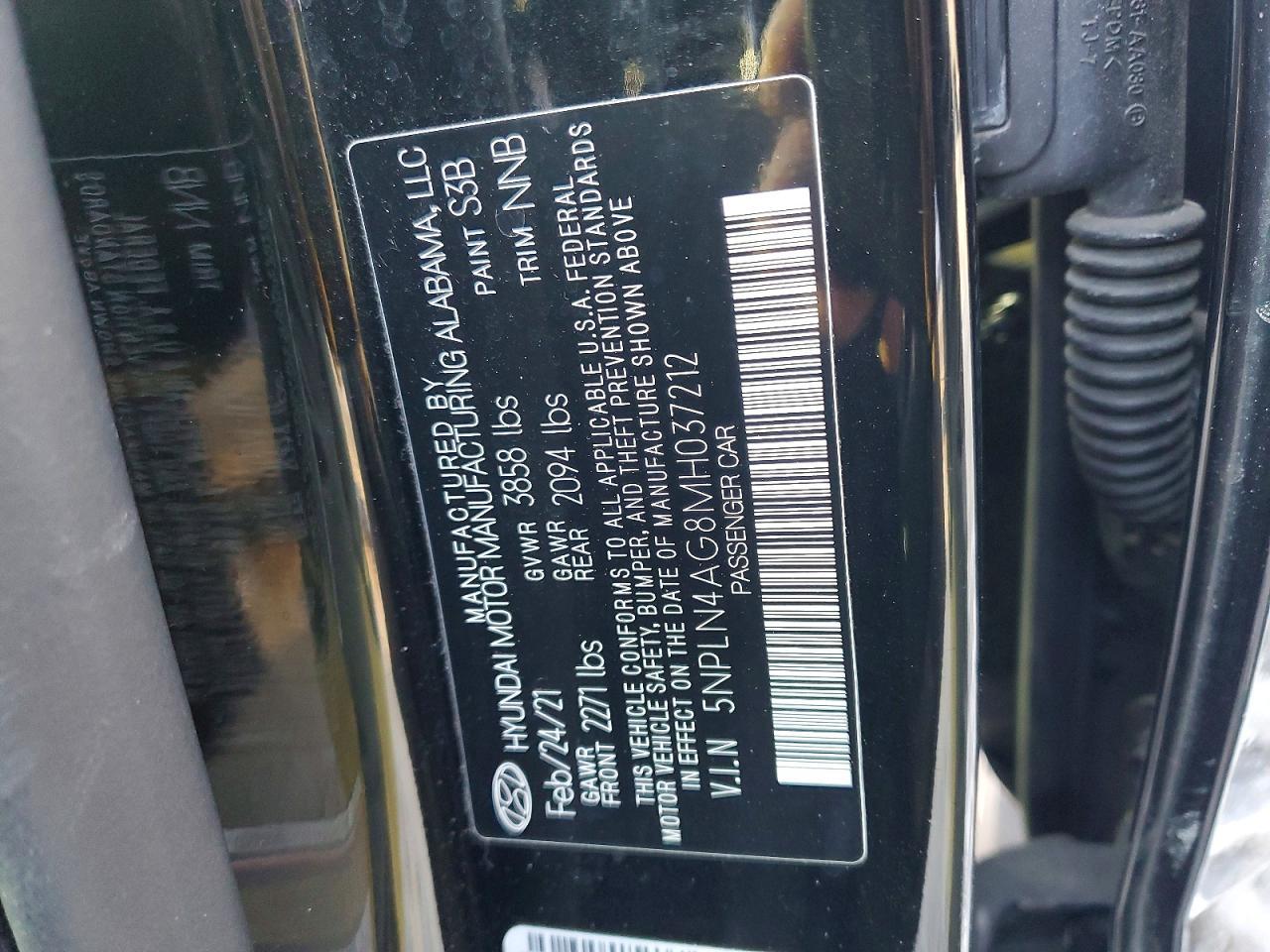 2021 Hyundai Elantra sel