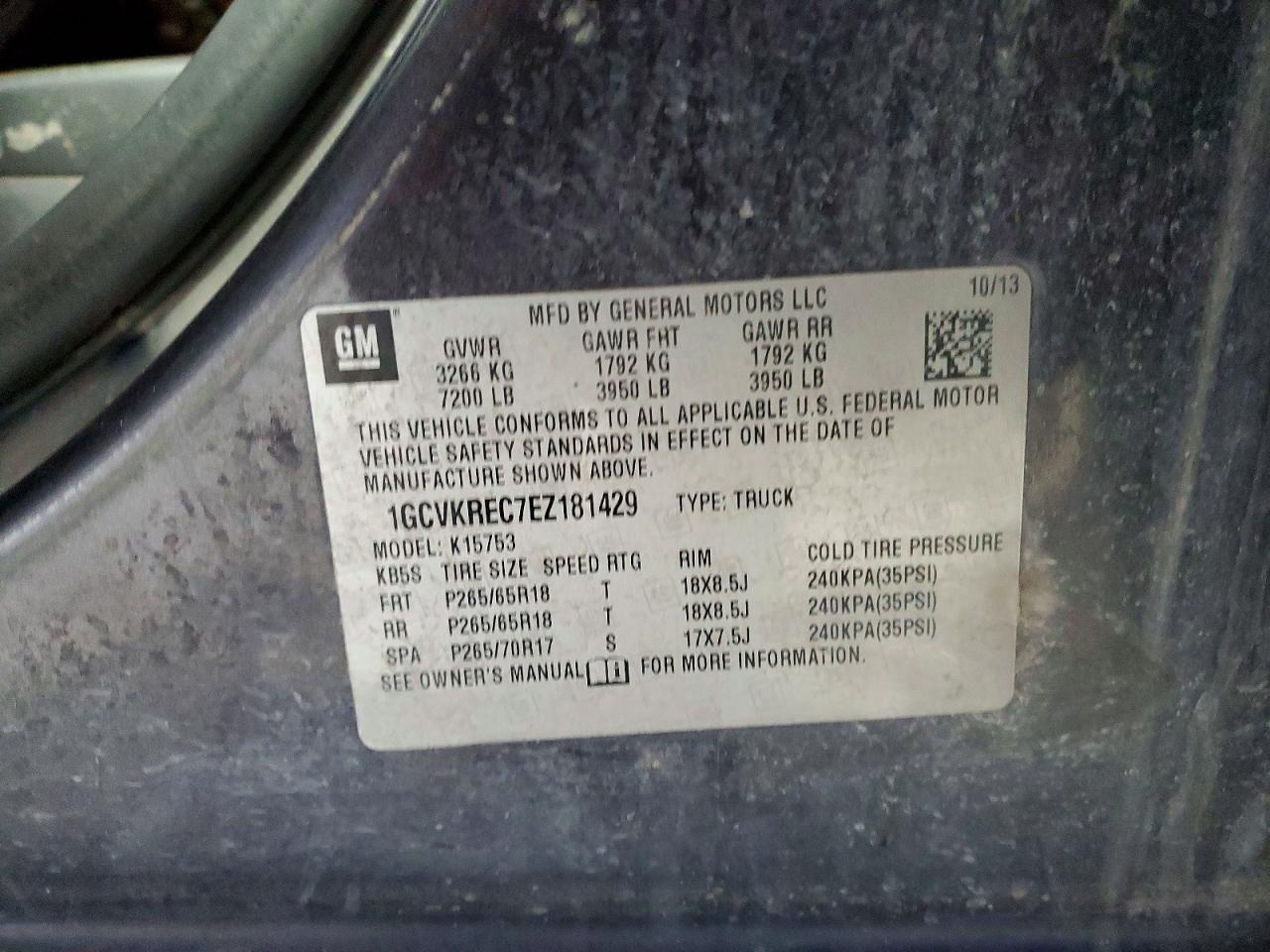 2014 Chevrolet Silverado K1500 LT