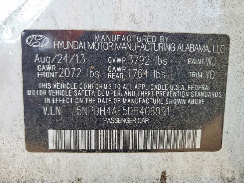 2013 Hyundai Elantra gls