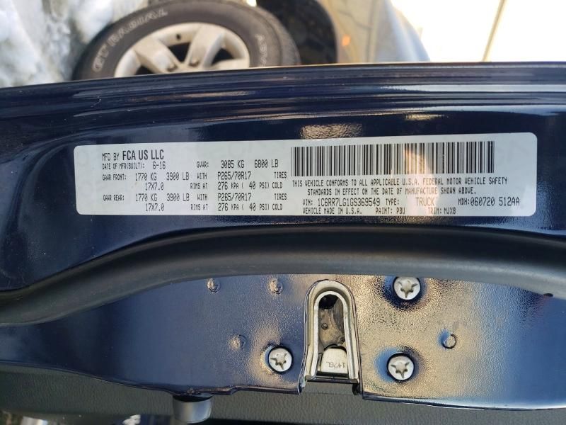 2016 Dodge Ram 1500 slt