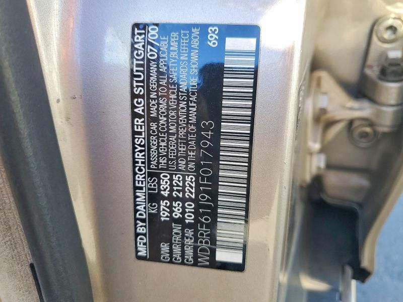 2001 Mercedes-Benz C 240